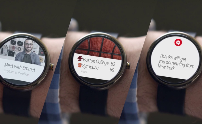 Loạt ảnh concept đồng hồ thông minh chạy Android Wear của Google