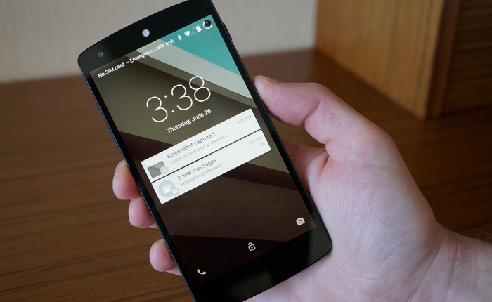 Đã có thể cài đặt Android L bản thử nghiệm trên Nexus 4