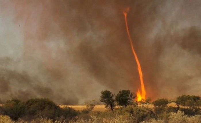 Vòi rồng lửa - thảm họa thiên nhiên với sức tàn phá khủng khiếp