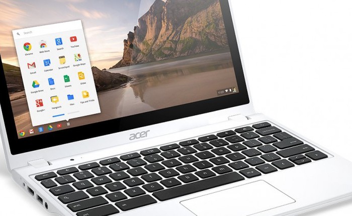 Acer nâng cấp laptop giá rẻ Chromebook C720P lên 2 GB RAM