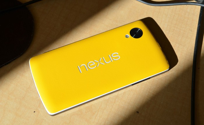 Nexus 5 sẽ có thêm phiên bản vỏ màu vàng thời trang