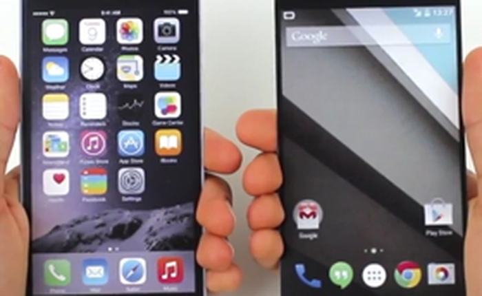 Google Nexus X đọ dáng cùng iPhone 6, Nexus 5, BlackBerry Passport