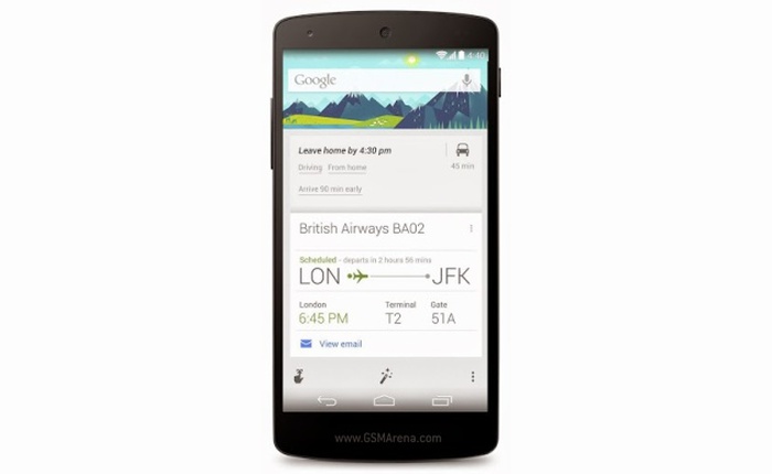 Google Now Android được cập nhật nhiều tính năng mới