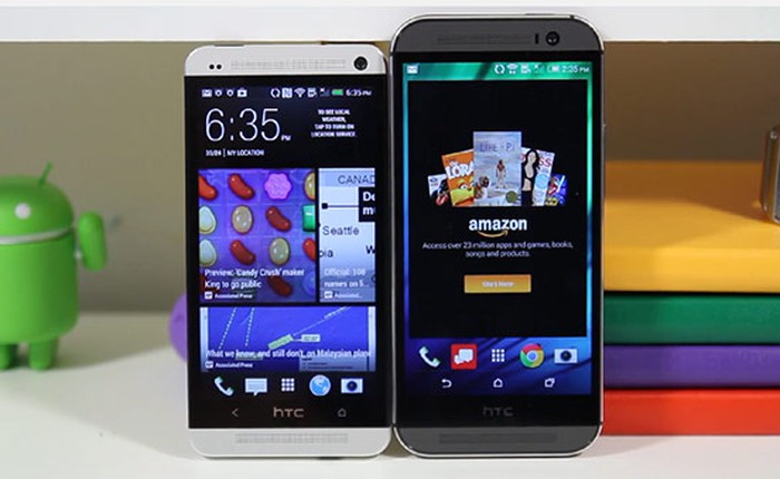 Xuất hiện video so sánh HTC One và HTC M8