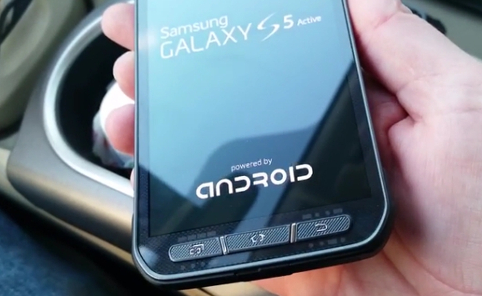 Rò rỉ clip trên tay của Samsung Galaxy S5 Active