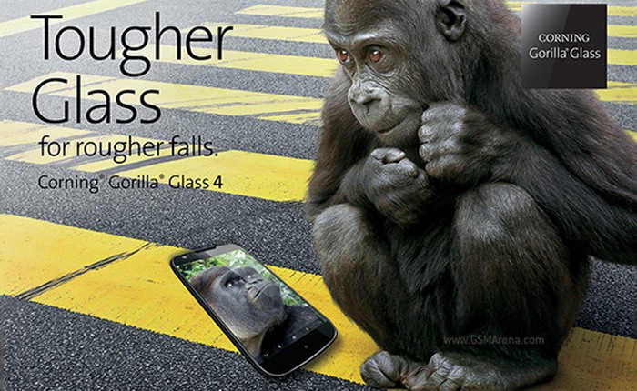 Corning giới thiệu kính bảo vệ Gorilla Glass 4: Bền hơn, mỏng hơn thế hệ trước
