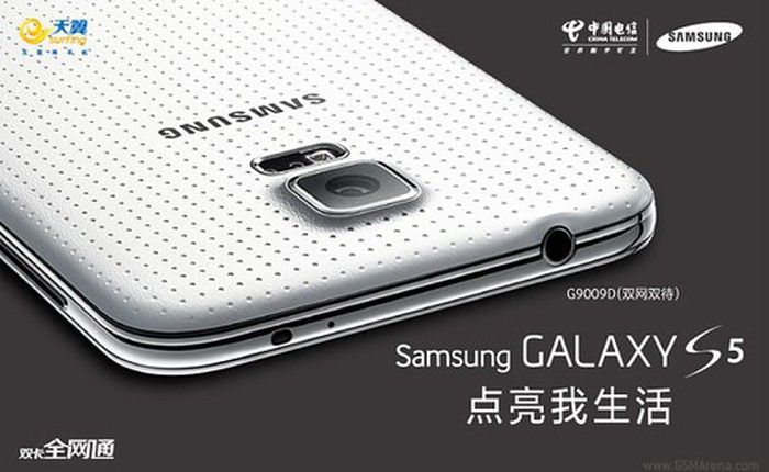 Galaxy S5 2 SIM lặng lẽ ra mắt với giá 850 USD