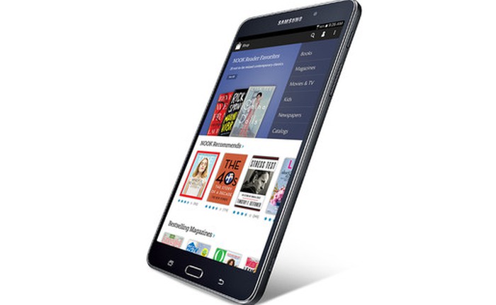 Samsung hợp tác với B&N trình làng tablet Galaxy Tab 4 NOOK lõi tứ, giá rẻ