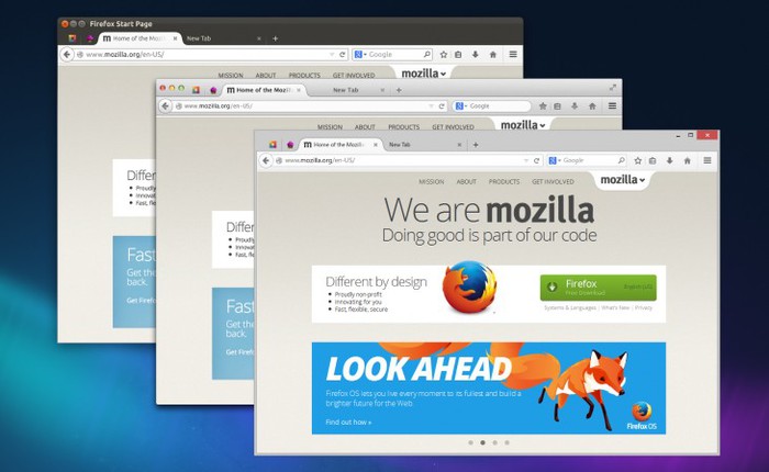 Trình duyệt Firefox 29 với thiết kế mới ra bản chính thức