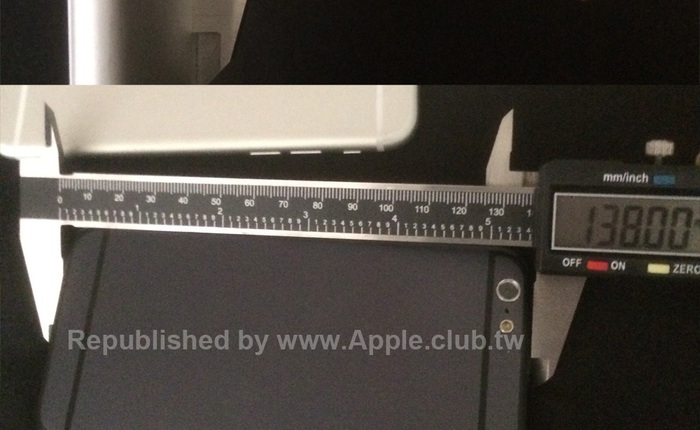 Độ dày của iPhone 6 đạt 7mm, mỏng hơn so với iPhone 5s?