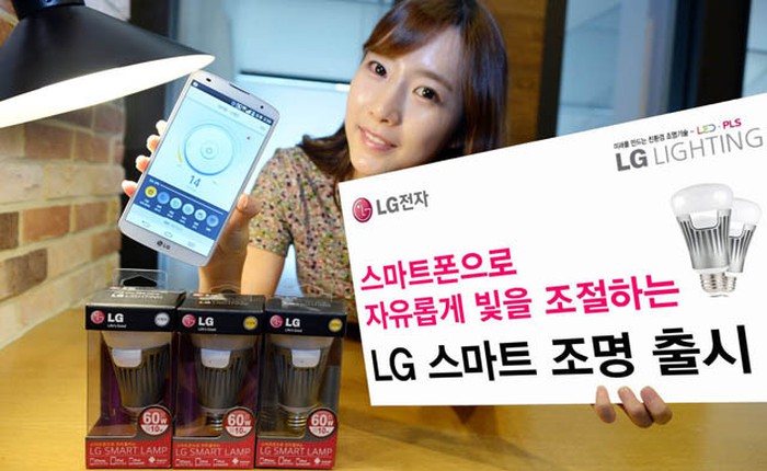 LG giới thiệu bóng đèn thông minh điều khiển được từ thiết bị iOS và Android