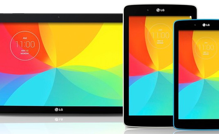 LG giới thiệu bộ ba tablet G Pad 7 inch, 8 inch và 10,1 inch