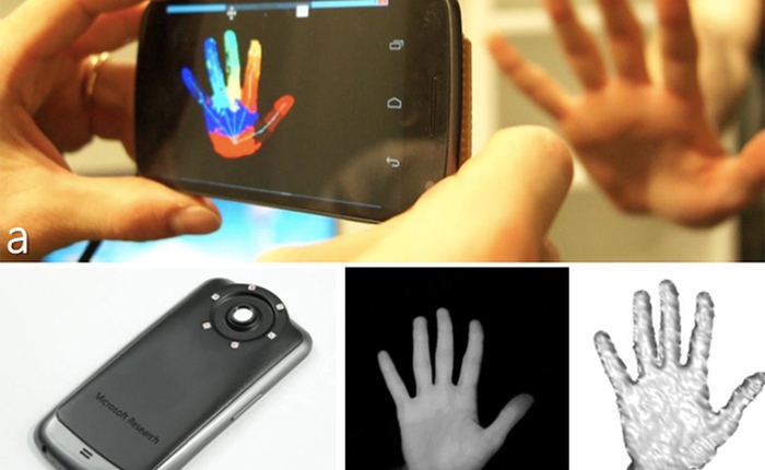 Microsoft Research biến camera của smartphone thành cảm biến Kinect giá rẻ