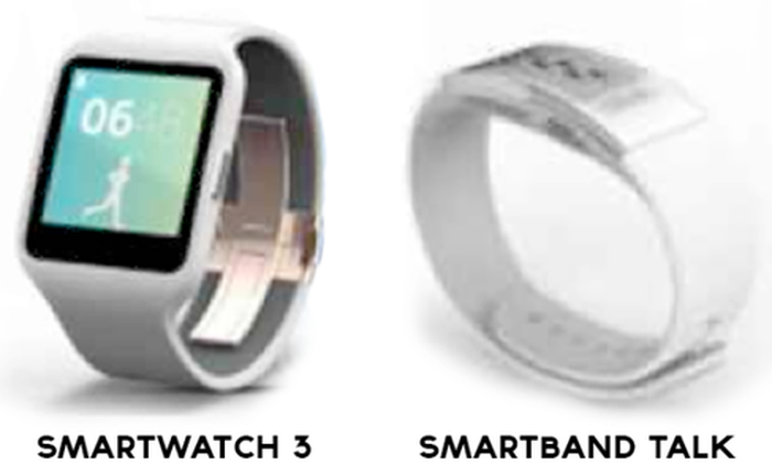 Lộ diện bộ đôi thiết bị đeo thông minh SmartBand Talk và Smartwatch 3 của Sony