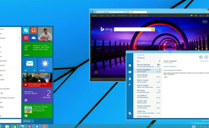 Windows 8.1 sẽ có menu Start vào mùa Thu, sắp có phiên bản Windows miễn phí