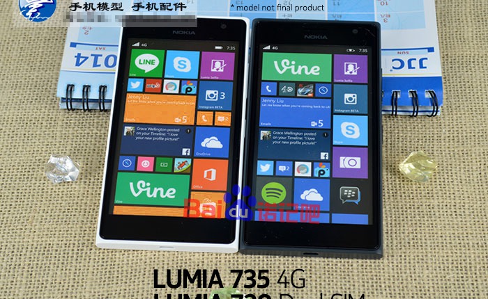 Bất ngờ lộ ảnh thực tế của bộ đôi Lumia 730 và 735 thích "tự sướng"?