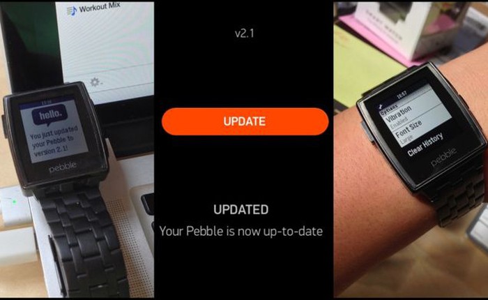 Các smartwatch phổ biến mới được cập nhật phần mềm