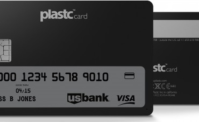 Plastc – quản lý tất cả thẻ ngân hàng trong một thẻ điện tử