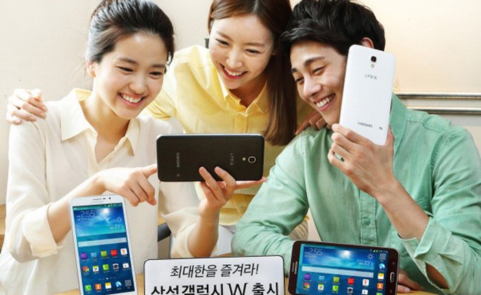 Samsung bất ngờ ra mắt phablet Galaxy W màn hình 7 inch tại Hàn Quốc