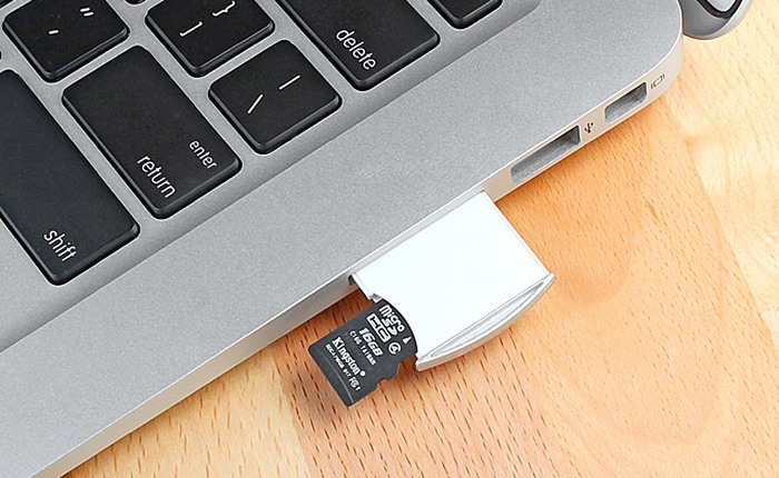 Mở rộng bộ nhớ Macbook thông qua... thẻ nhớ microSD