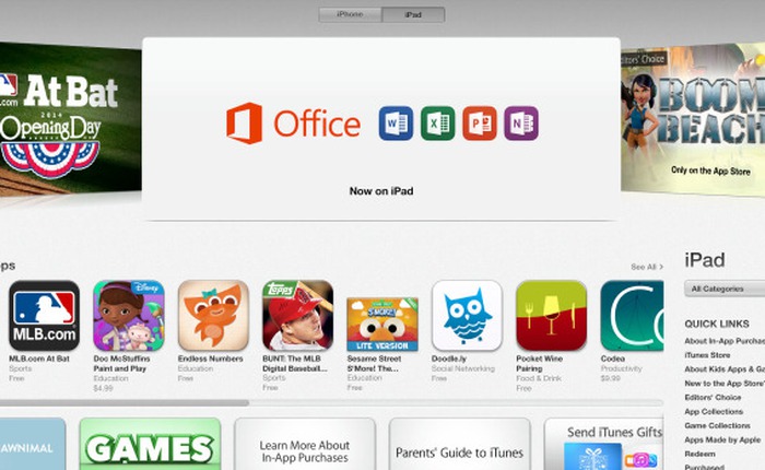 Tim Cook hoan nghênh CEO mới của Microsoft đã đưa Office tới iPhone, iPad