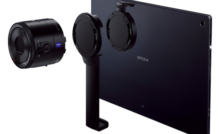 Sony ra mắt phụ kiện giúp dùng ống kính QX cho máy tính bảng