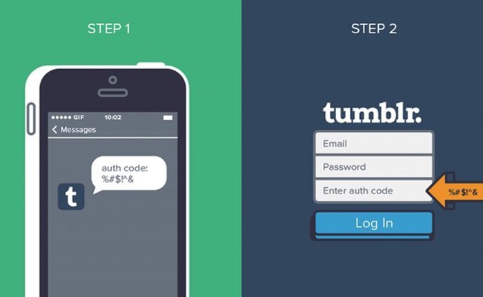 Tumblr áp dụng xác thực đăng nhập hai lớp qua tin nhắn SMS để tránh hacker