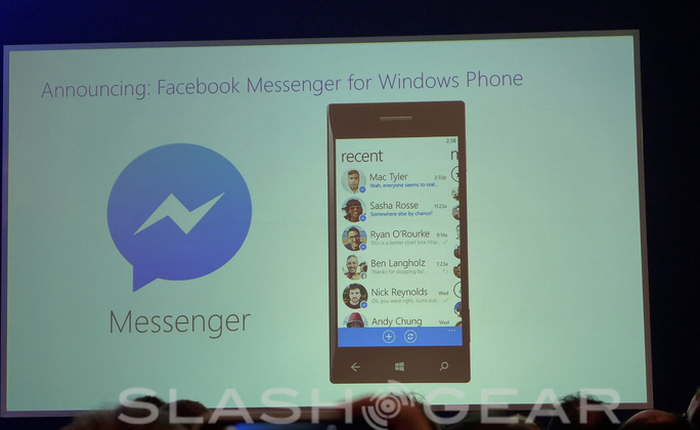 Facebook Messenger chính thức xuất hiện trên Windows Phone