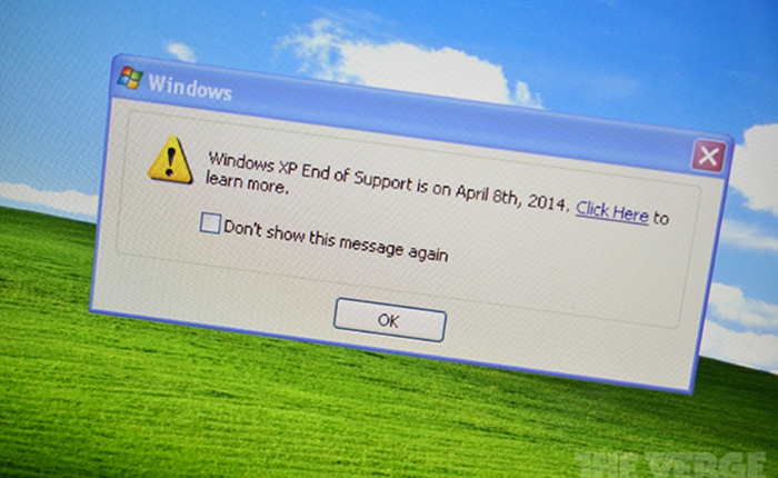 Microsoft sẽ sử dụng cửa sổ pop-up khó chịu để cảnh báo Windows XP bị khai tử
