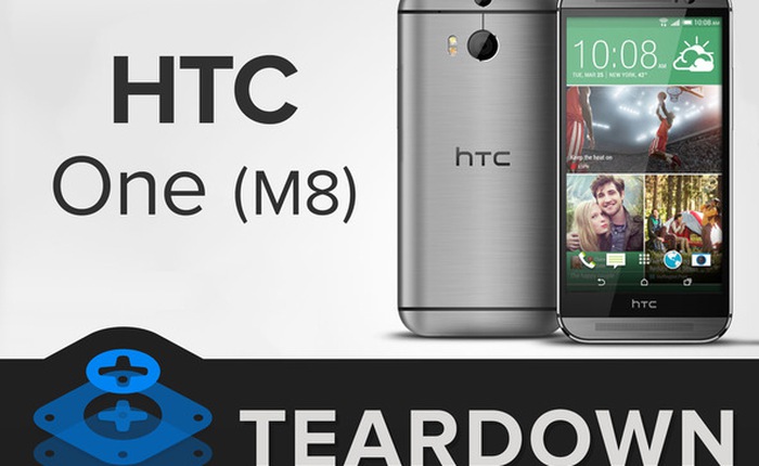 Mổ xẻ HTC One 2014: Khó sửa chữa, dễ bị đứt cable màn hình khi tháo