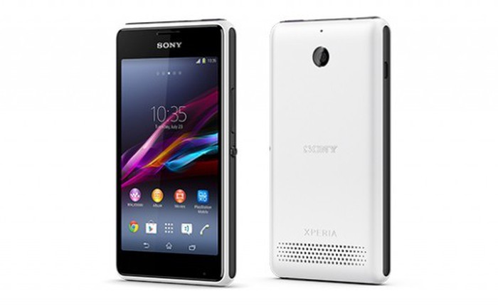Sony trình làng smartphone giá rẻ Xperia E1 với loa ngoài âm tốt