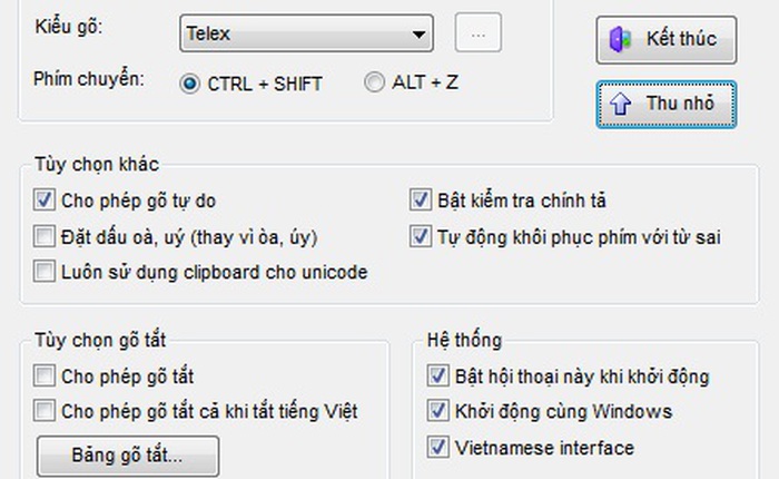 Bộ gõ tiếng Việt Unikey 4.2 RC1 bất ngờ ra mắt cho Windows 8/8.1