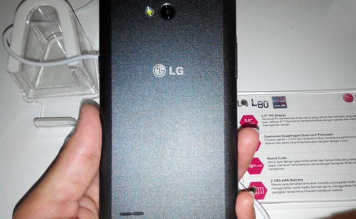 LG L80 chính thức ra mắt với giá chưa tới 5 triệu đồng