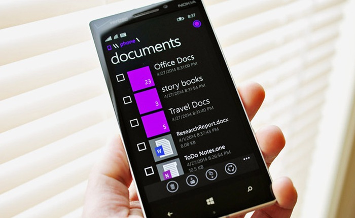Trình quản lý tập tin trên Windows Phone 8.1 sẽ ra mắt vào tháng 6
