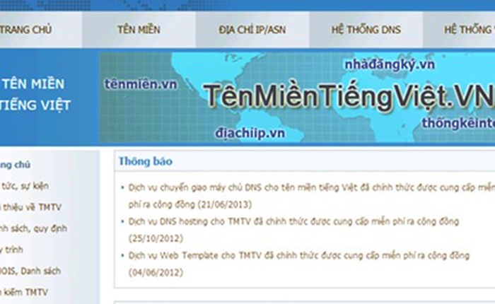 Bộ trưởng Bộ TT&TT Nguyễn Bắc Son: Còn đăng ký "ảo" về tên miền tiếng Việt