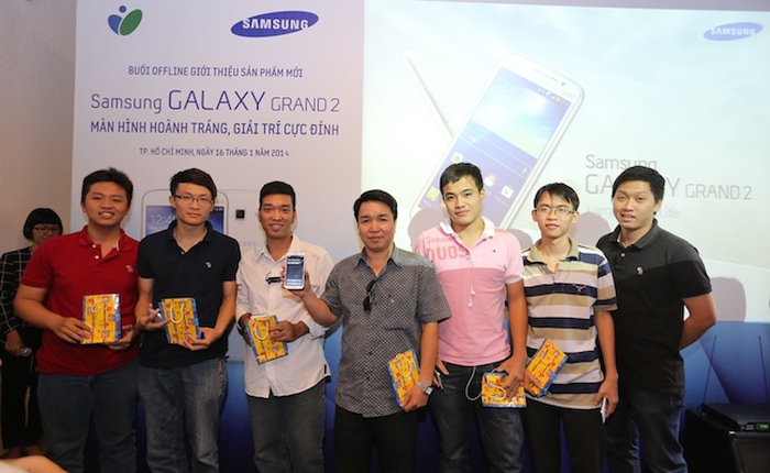 Samsung tổ chức buổi giao lưu giới thiệu Grand 2 tại Việt Nam