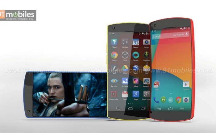 Ý tưởng Nexus 6 pha trộn giữa LG G Flex và Lumia