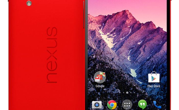 Lộ ảnh chính thức tuyệt đẹp của Nexus 5 ‘đỏ’