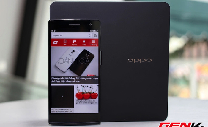 Mở hộp Oppo Find 7a tại Việt Nam