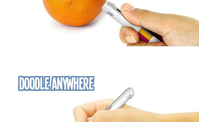 Scribble Pen, bút vẽ "thần kì"có thể tái hiện được chính xác 16 triệu màu sắc