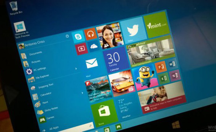 Một số thủ thuật hay cho Windows 10 Technical Preview