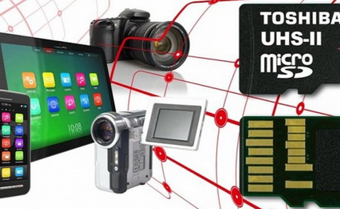 Toshiba ra mắt thẻ microSD tốc độ nhanh nhất thế giới