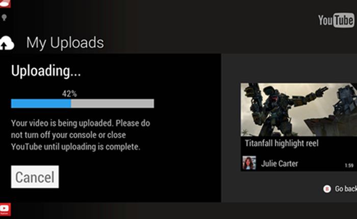 Microsoft sẽ cho phép chia sẻ clip từ Xbox One lên YouTube