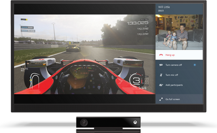 Skype trên Xbox One cho phép vừa chơi game vừa chat video