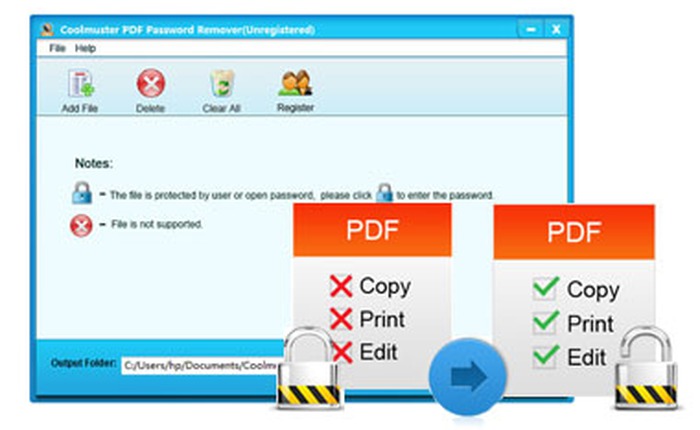 Xóa mật khẩu bảo vệ tập tin PDF với Coolmuster PDF Password Remover