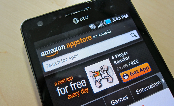 Amazon Appstore lôi kéo người dùng Android bằng quà tặng trị giá 100 USD