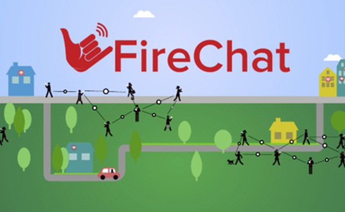 Ứng dụng nhắn tin miễn phí không cần internet FireChat ra mắt cho Android