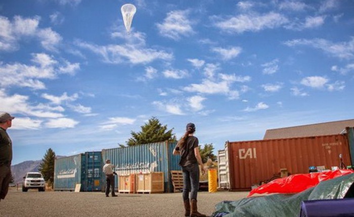 Bong bóng phát internet Project Loon của Google bay vòng quanh thế giới trong kỉ lục hơn 20 ngày