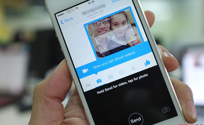 Facebook Messenger cập nhật tính năng gửi video ngắn 15 giây