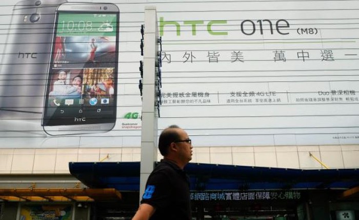 Doanh thu của HTC giảm mạnh trong tháng 7